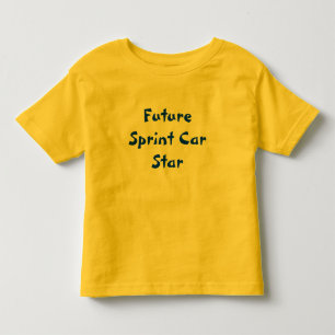 T-shirt Pour Les Tous Petits Future étoile de voiture de sprint