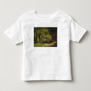 T-shirt Pour Les Tous Petits George Stubbs A Zebra, 1763 (huile sur toile)
