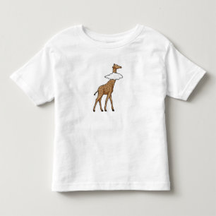 T-shirt Pour Les Tous Petits Giraffe avec nuage