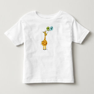 T-shirt Pour Les Tous Petits Giraffe du 4e anniversaire