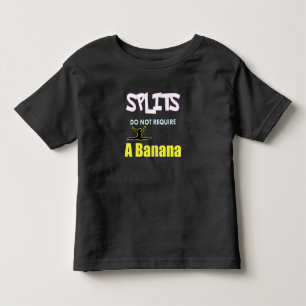 T-shirt Pour Les Tous Petits Girls Gymnastique Banana Splits Citation