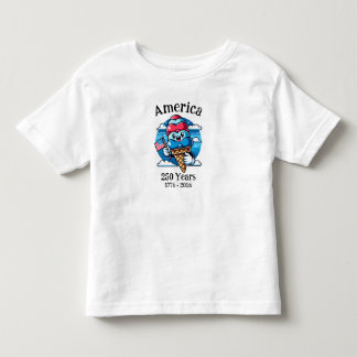 T-shirt Pour Les Tous Petits Glace Patriotique 250 Ans