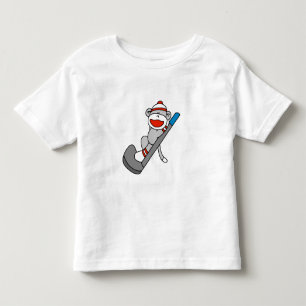 T-shirt Pour Les Tous Petits Golf de singe de chaussette