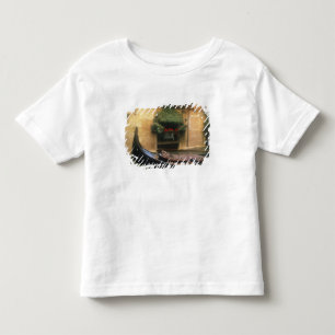T-shirt Pour Les Tous Petits Gondole et restaurant, Venise, Vénétie, Italie