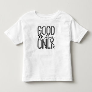 T-shirt Pour Les Tous Petits Good Vibes seulement