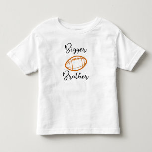 T-shirt Pour Les Tous Petits Grand Frère ~ Conceptions de football de frère