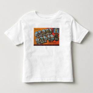 T-shirt Pour Les Tous Petits Grand Rapids, Michigan - grandes scènes de lettre