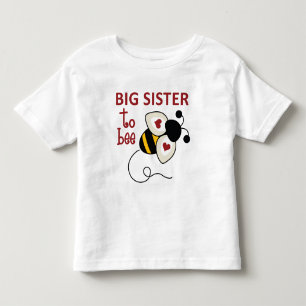 T-shirt Pour Les Tous Petits Grande soeur à être