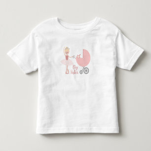T-shirt Pour Les Tous Petits Grande soeur Ballerina