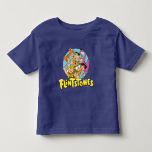 T-shirt Pour Les Tous Petits Graphique de la famille Pierrafeu et Roubles