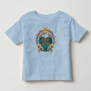 T-shirt Pour Les Tous Petits Graphique de la Terre mère rétro des années 70