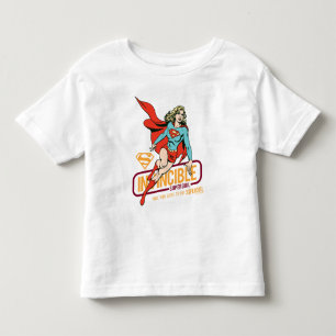 T-shirt Pour Les Tous Petits Graphique rétro-invincible Supergirl