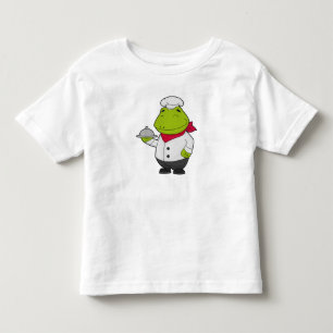 T-shirt Pour Les Tous Petits Grenouille comme cuire avec Plateau