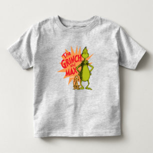 T-shirt Pour Les Tous Petits Grinch Grinch & Max Starburst