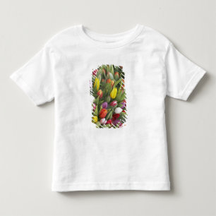 T-shirt Pour Les Tous Petits Groupes de tulipes colorées