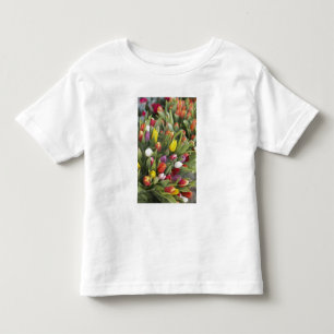 T-shirt Pour Les Tous Petits Groupes de tulipes colorées