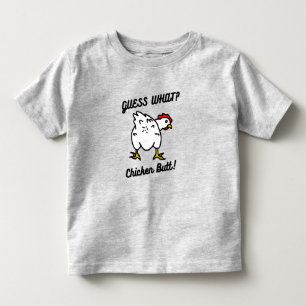 T-shirt Pour Les Tous Petits Guess What Chicken Butt