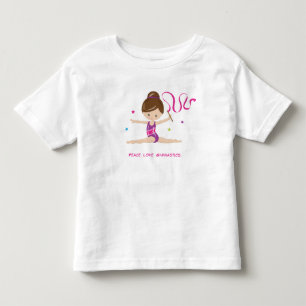 T-shirt Pour Les Tous Petits Gymnaste-Brunette