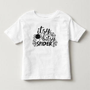 T-shirt Pour Les Tous Petits Halloween Itsy Bitsy Spider