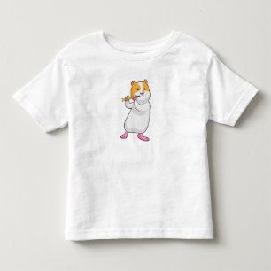 T-shirt Pour Les Tous Petits Hamster à Musique avec Flûte