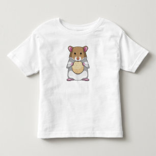 T-shirt Pour Les Tous Petits Hamster avec biscuit