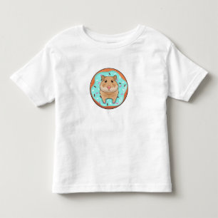 T-shirt Pour Les Tous Petits Hamster avec Donut