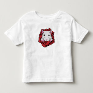 T-shirt Pour Les Tous Petits Hamster avec Rose