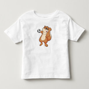 T-shirt Pour Les Tous Petits Handball joueur d'écureuil