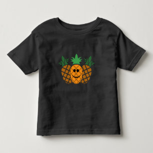 T-shirt Pour Les Tous Petits Happy Pineappy Design - Toddler Fine Jersey T-Shi
