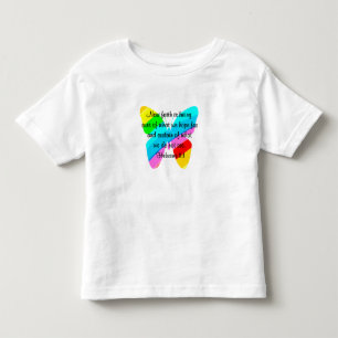 T-SHIRT POUR LES TOUS PETITS HÉBREFS COLORÉS 11:1 DESIGN BUTTERFLY T-S