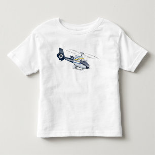 T-shirt Pour Les Tous Petits Hélicoptère de dessin