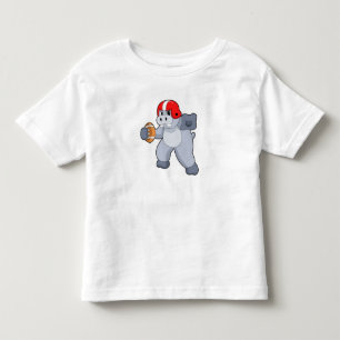 T-shirt Pour Les Tous Petits Hippo à Football Sports