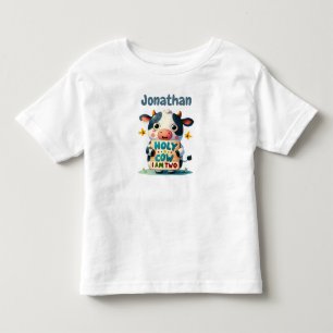 T-shirt Pour Les Tous Petits Holy Cow, j'ai deux ans !