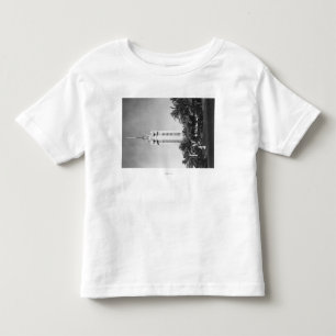 T-shirt Pour Les Tous Petits Honolulu, Hawaï - Aloha la photographie de tour