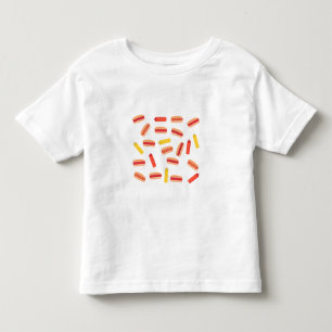 T-shirt Pour Les Tous Petits Hot Dog Fast Food Motif barbecue