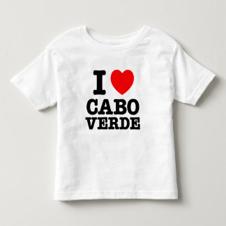 T-shirt Pour Les Tous Petits I coeur Cabo Verde