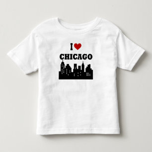T-shirt Pour Les Tous Petits I Love Chicago