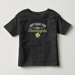 T-shirt Pour Les Tous Petits Ici juste pour les bêtises de la Saint-Patrick