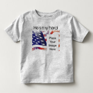 T-shirt Pour Les Tous Petits Il est mon héros ! chemise