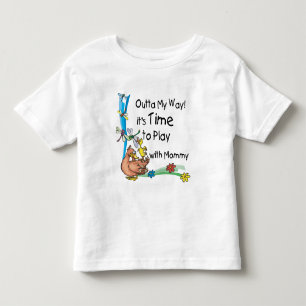 T-shirt Pour Les Tous Petits Il est temps de jouer avec maman