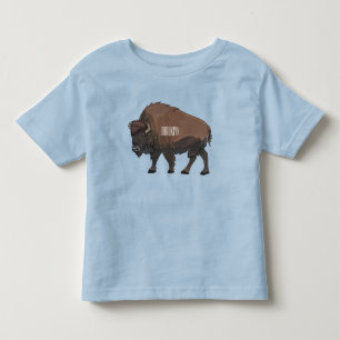 T-shirt Pour Les Tous Petits Illustration de bison