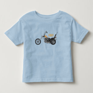 T-shirt Pour Les Tous Petits Illustration de Chopper Motorcycle 1950