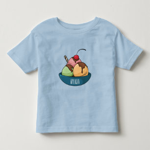 T-shirt Pour Les Tous Petits Illustration de crème glacée
