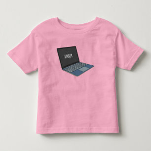 T-shirt Pour Les Tous Petits Illustration de dessin sur ordinateur portable