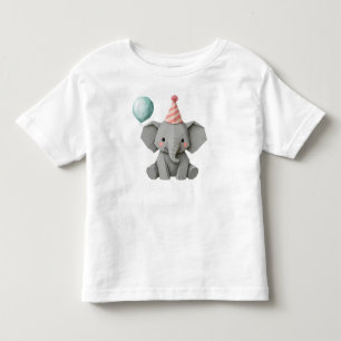 T-shirt Pour Les Tous Petits Illustration de fête animale personnalisée Elly El