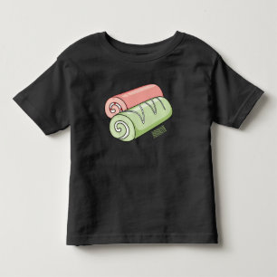 T-shirt Pour Les Tous Petits Illustration de gâteau suisse roll / roll