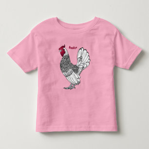 T-shirt Pour Les Tous Petits Illustration de poulet Sebright
