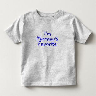 T-shirt Pour Les Tous Petits Im bleu préféré de Memaws