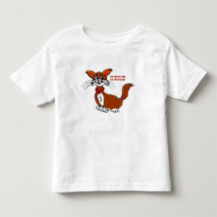 T-shirt Pour Les Tous Petits Image Cat imprimée T Chemise