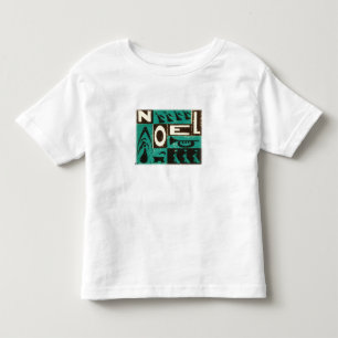 T-shirt Pour Les Tous Petits Impression bloc Vintage Noeud vert